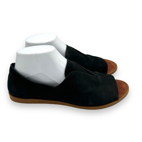 4 for $40 SALE! 1.State Cassidee Suede Open Toe Casual Sandals, Black, Size 8M - Picture 2 of 11